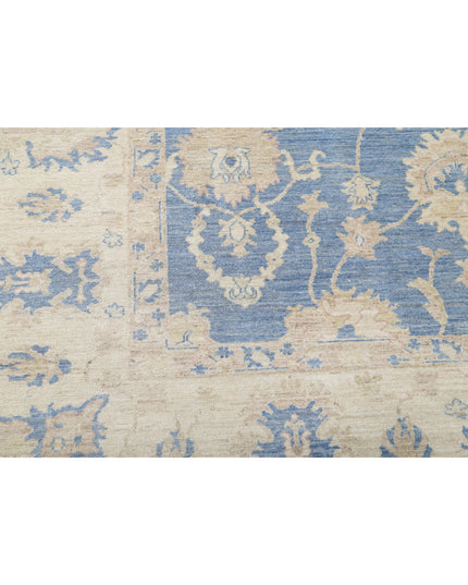 Serenity 8' 1" X 9' 9" Hand Knotted Wool Rug 8' 1" X 9' 9" (246 X 297) / Blue / Wool