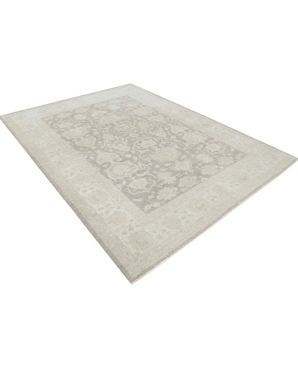 Serenity 7' 0" X 9' 4" Hand Knotted Wool Rug 7' 0" X 9' 4" (213 X 284) / Tan / Wool