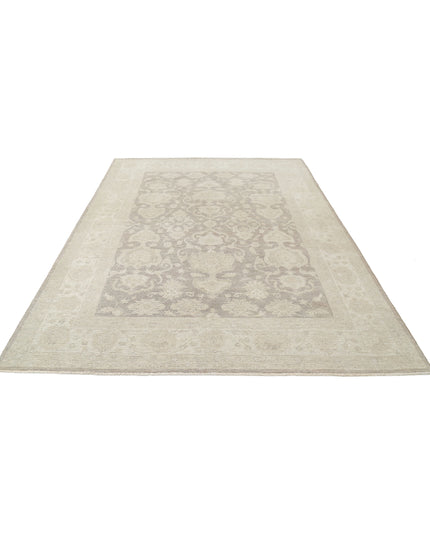 Serenity 7' 0" X 9' 4" Hand Knotted Wool Rug 7' 0" X 9' 4" (213 X 284) / Tan / Wool