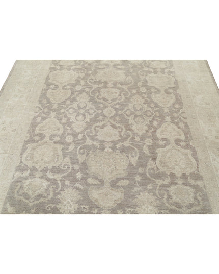 Serenity 7' 0" X 9' 4" Hand Knotted Wool Rug 7' 0" X 9' 4" (213 X 284) / Tan / Wool