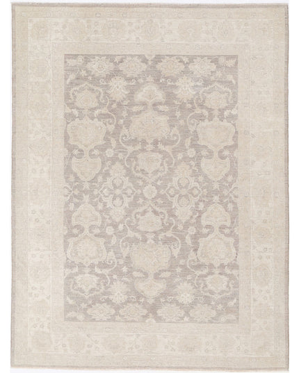 Serenity 7' 0" X 9' 4" Hand Knotted Wool Rug 7' 0" X 9' 4" (213 X 284) / Tan / Wool