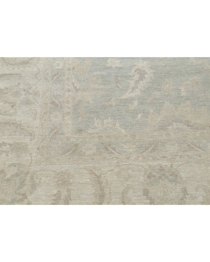 Serenity 13' 2" X 20' 6" Hand Knotted Wool Rug 13' 2" X 20' 6" (401 X 625) / Green / Wool