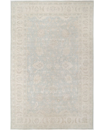 Serenity 13' 2" X 20' 6" Hand Knotted Wool Rug 13' 2" X 20' 6" (401 X 625) / Green / Wool