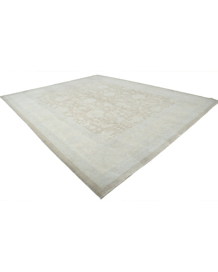 Serenity 11' 9" X 14' 4" Hand Knotted Wool Rug 11' 9" X 14' 4" (358 X 437) / Taupe / Wool