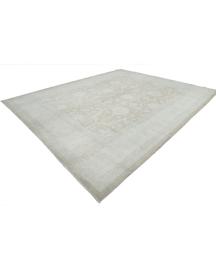 Serenity 11' 9" X 14' 4" Hand Knotted Wool Rug 11' 9" X 14' 4" (358 X 437) / Taupe / Wool