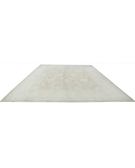 Serenity 11' 9" X 14' 4" Hand Knotted Wool Rug 11' 9" X 14' 4" (358 X 437) / Taupe / Wool