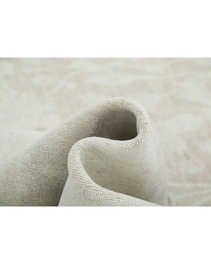 Serenity 11' 9" X 14' 4" Hand Knotted Wool Rug 11' 9" X 14' 4" (358 X 437) / Taupe / Wool