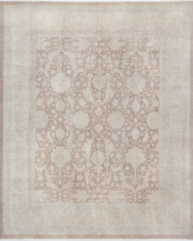 Serenity 11' 9" X 14' 4" Hand Knotted Wool Rug 11' 9" X 14' 4" (358 X 437) / Taupe / Wool