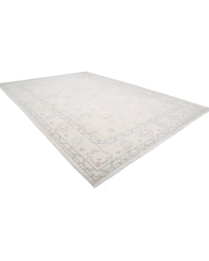 Serenity 12' 8" X 18' 5" Hand Knotted Wool Rug 12' 8" X 18' 5" (386 X 561) / Ivory / Wool