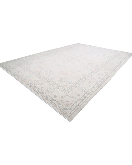 Serenity 12' 8" X 18' 5" Hand Knotted Wool Rug 12' 8" X 18' 5" (386 X 561) / Ivory / Wool