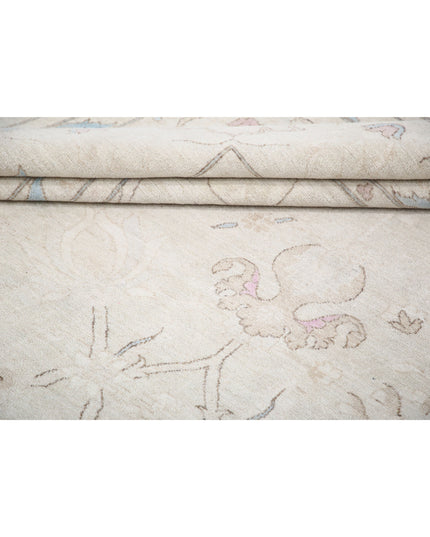 Serenity 12' 8" X 18' 5" Hand Knotted Wool Rug 12' 8" X 18' 5" (386 X 561) / Ivory / Wool