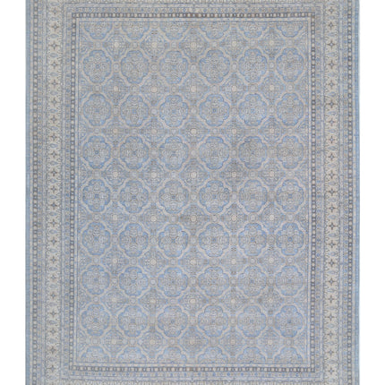 Serenity 14' 1" X 18' 9" Hand Knotted Wool Rug 14' 1" X 18' 9" (429 X 572) / Blue / Wool