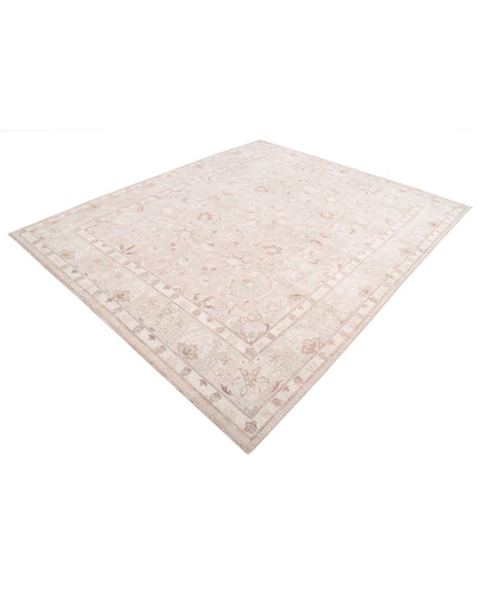Serenity 8' 0" X 9' 7" Hand Knotted Wool Rug 8' 0" X 9' 7" (244 X 292) / Taupe / Wool