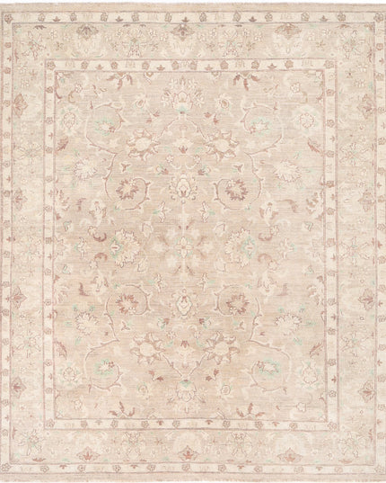 Serenity 8' 0" X 9' 7" Hand Knotted Wool Rug 8' 0" X 9' 7" (244 X 292) / Taupe / Wool