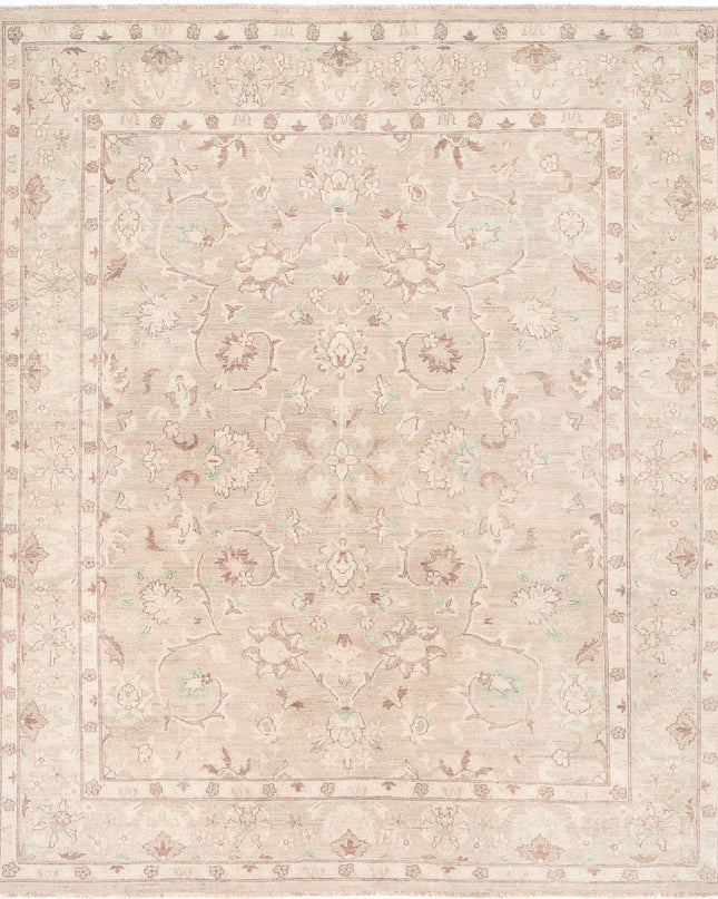 Serenity 8' 0" X 9' 7" Hand Knotted Wool Rug 8' 0" X 9' 7" (244 X 292) / Taupe / Wool