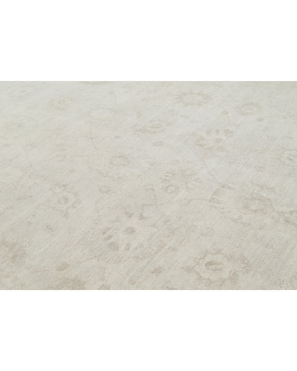 Serenity 11' 6" X 17' 10" Hand Knotted Wool Rug 11' 6" X 17' 10" (351 X 543) / Ivory / Wool