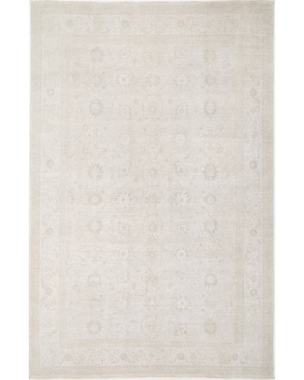 Serenity 11' 6" X 17' 10" Hand Knotted Wool Rug 11' 6" X 17' 10" (351 X 543) / Ivory / Wool