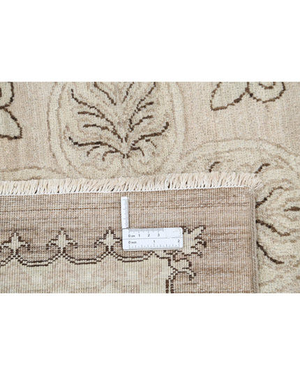 Serenity 5' 3" X 10' 3" Hand Knotted Wool Rug 5' 3" X 10' 3" (160 X 312) / Taupe / Wool