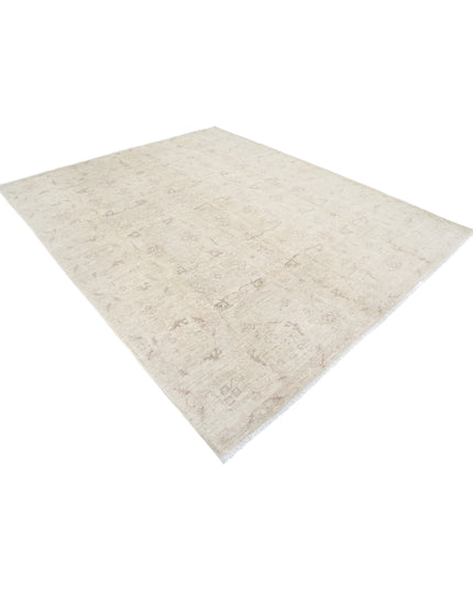 Serenity 7' 11" X 9' 6" Hand Knotted Wool Rug 7' 11" X 9' 6" (241 X 290) / Ivory / Wool