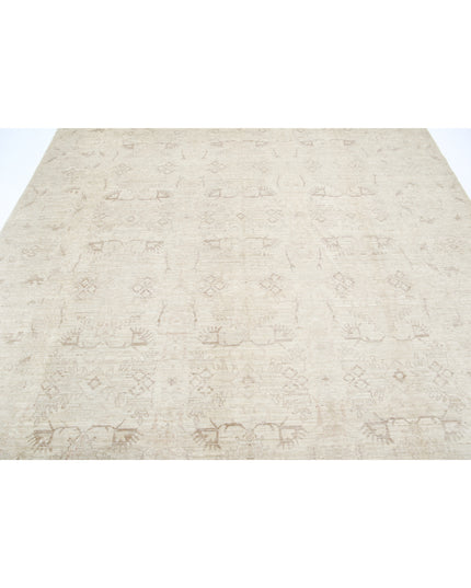 Serenity 7' 11" X 9' 6" Hand Knotted Wool Rug 7' 11" X 9' 6" (241 X 290) / Ivory / Wool