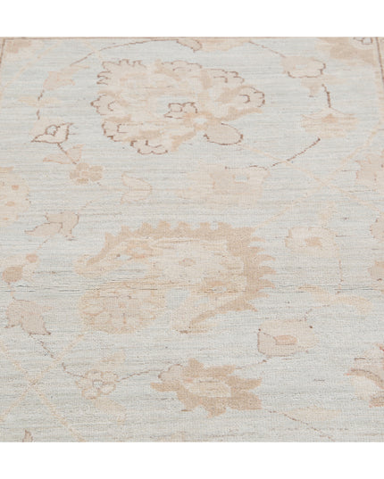 Serenity 3' 2" X 4' 7" Hand Knotted Wool Rug 3' 2" X 4' 7" (97 X 140) / Blue / Wool