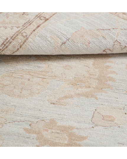 Serenity 3' 2" X 4' 7" Hand Knotted Wool Rug 3' 2" X 4' 7" (97 X 140) / Blue / Wool