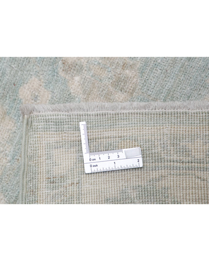 Serenity 3' 2" X 4' 10" Hand Knotted Wool Rug 3' 2" X 4' 10" (97 X 147) / Green / Wool