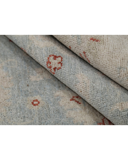 Serenity 3' 2" X 4' 11" Hand Knotted Wool Rug 3' 2" X 4' 11" (97 X 150) / Blue / Wool