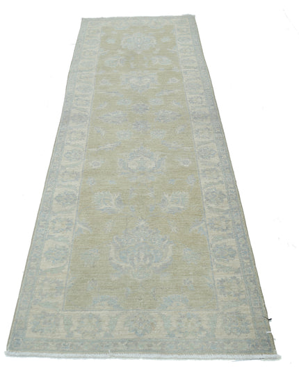 Serenity 2' 6" X 8' 4" Hand Knotted Wool Rug 2' 6" X 8' 4" (76 X 254) / Taupe / Wool