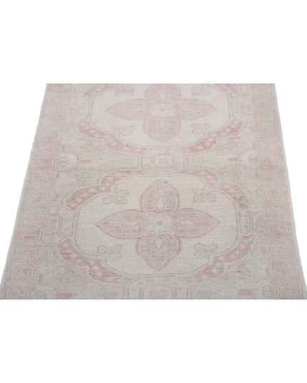 Serenity 2' 0" X 6' 3" Hand Knotted Wool Rug 2' 0" X 6' 3" (61 X 191) / Ivory / Wool