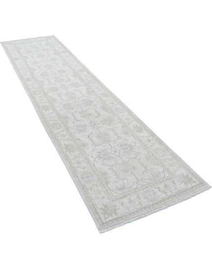 Serenity 2' 8" X 8' 6" Hand Knotted Wool Rug 2' 8" X 8' 6" (81 X 259) / Ivory / Wool