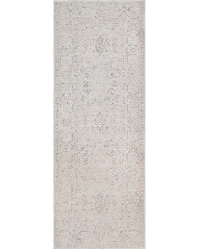 Serenity 2' 11" X 7' 11" Hand Knotted Wool Rug 2' 11" X 7' 11" (89 X 241) / Ivory / Wool