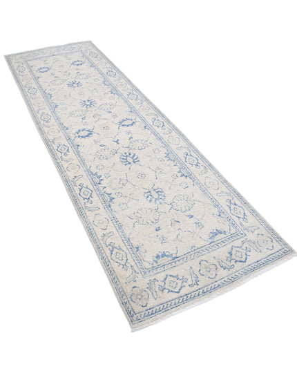 Serenity 2' 7" X 8' 4" Hand Knotted Wool Rug 2' 7" X 8' 4" (79 X 254) / Ivory / Wool