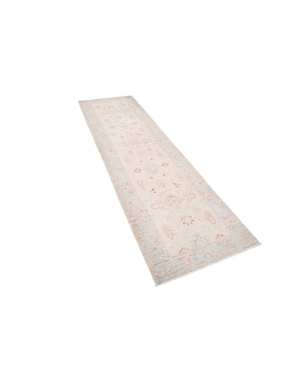 Serenity 2' 7" X 9' 6" Hand Knotted Wool Rug 2' 7" X 9' 6" (79 X 290) / Ivory / Wool