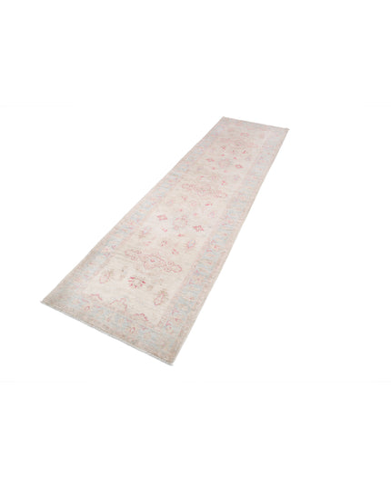 Serenity 2' 7" X 9' 6" Hand Knotted Wool Rug 2' 7" X 9' 6" (79 X 290) / Ivory / Wool