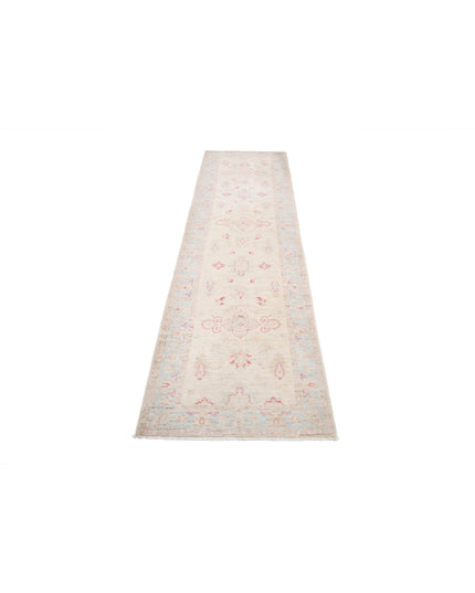 Serenity 2' 7" X 9' 6" Hand Knotted Wool Rug 2' 7" X 9' 6" (79 X 290) / Ivory / Wool