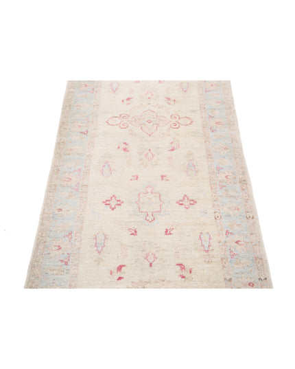 Serenity 2' 7" X 9' 6" Hand Knotted Wool Rug 2' 7" X 9' 6" (79 X 290) / Ivory / Wool