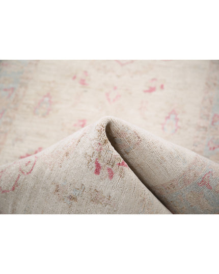 Serenity 2' 7" X 9' 6" Hand Knotted Wool Rug 2' 7" X 9' 6" (79 X 290) / Ivory / Wool