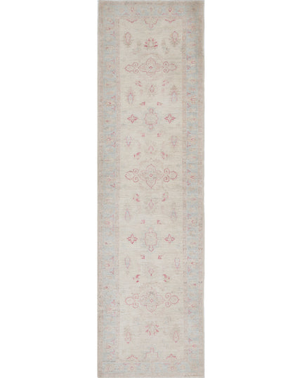 Serenity 2' 7" X 9' 6" Hand Knotted Wool Rug 2' 7" X 9' 6" (79 X 290) / Ivory / Wool