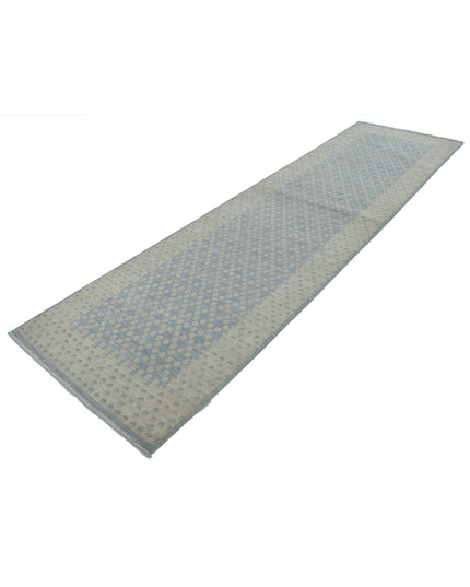 Serenity 2' 11" X 11' 0" Hand Knotted Wool Rug 2' 11" X 11' 0" (89 X 335) / Blue / Wool