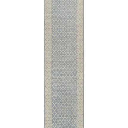 Serenity 2' 11" X 11' 0" Hand Knotted Wool Rug 2' 11" X 11' 0" (89 X 335) / Blue / Wool