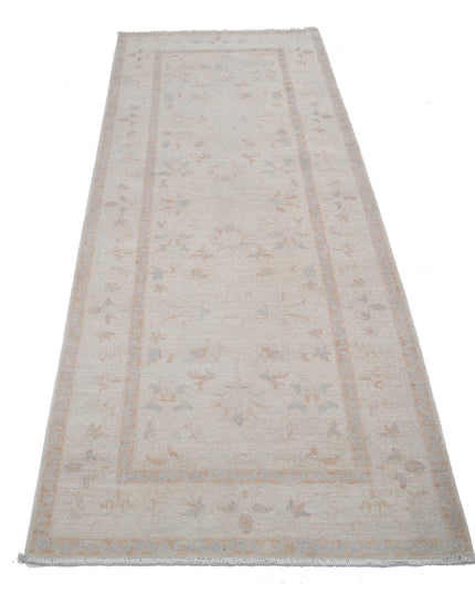 Serenity 2' 10" X 7' 7" Hand Knotted Wool Rug 2' 10" X 7' 7" (86 X 231) / Ivory / Wool