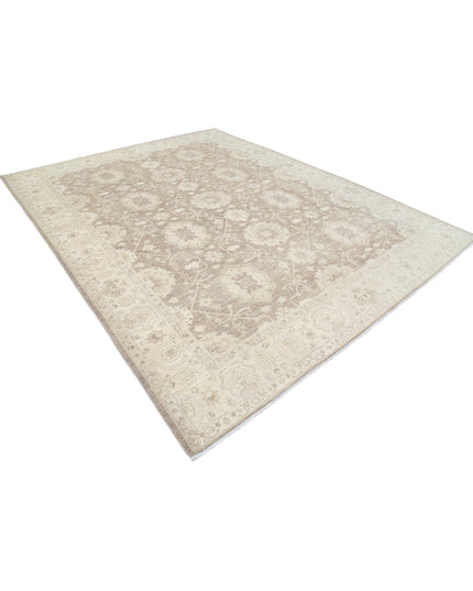 Serenity 8' 11" X 11' 7" Hand Knotted Wool Rug 8' 11" X 11' 7" (272 X 353) / Brown / Wool