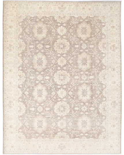 Serenity 8' 11" X 11' 7" Hand Knotted Wool Rug 8' 11" X 11' 7" (272 X 353) / Brown / Wool