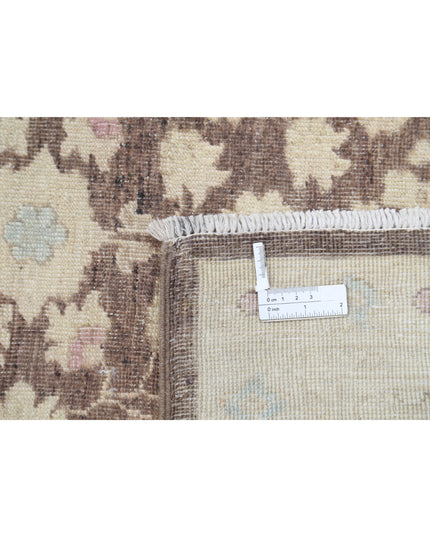 Serenity 8' 7" X 10' 7" Hand Knotted Wool Rug 8' 7" X 10' 7" (262 X 322) / Brown / Wool