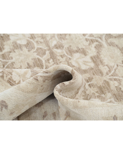 Serenity 8' 4" X 12' 3" Hand Knotted Wool Rug 8' 4" X 12' 3" (254 X 373) / Taupe / Wool