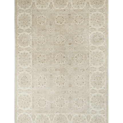 Serenity 5' 4" X 8' 5" Hand Knotted Wool Rug 5' 4" X 8' 5" (162 X 257) / Taupe / Wool