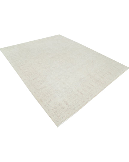 Serenity 8' 0" X 9' 10" Hand Knotted Wool Rug 8' 0" X 9' 10" (244 X 300) / Ivory / Wool