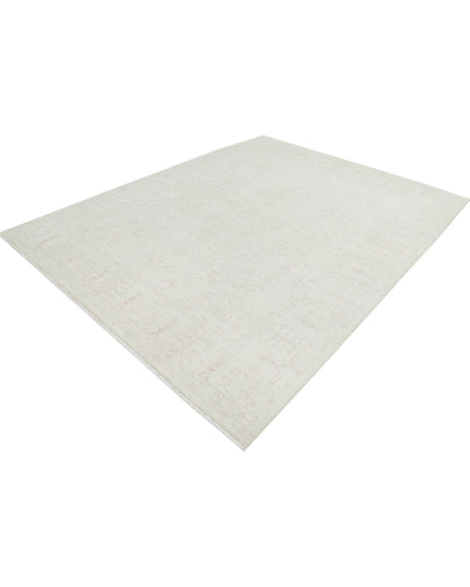 Serenity 8' 0" X 9' 10" Hand Knotted Wool Rug 8' 0" X 9' 10" (244 X 300) / Ivory / Wool