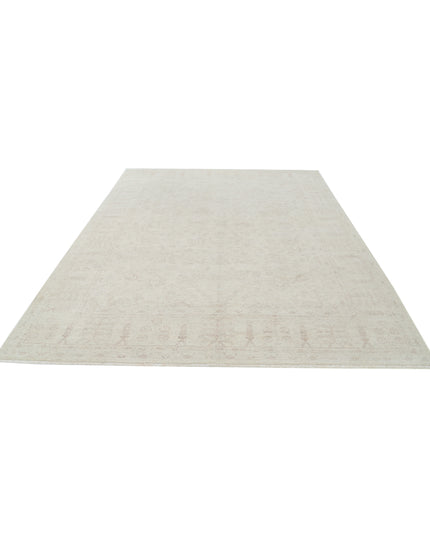 Serenity 8' 0" X 9' 10" Hand Knotted Wool Rug 8' 0" X 9' 10" (244 X 300) / Ivory / Wool